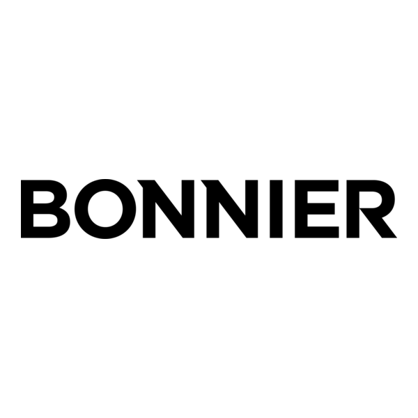 Bonnier black Logo PNG Vector