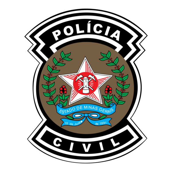Brasão Polícia Civil Minas Gerais Logo PNG Vector