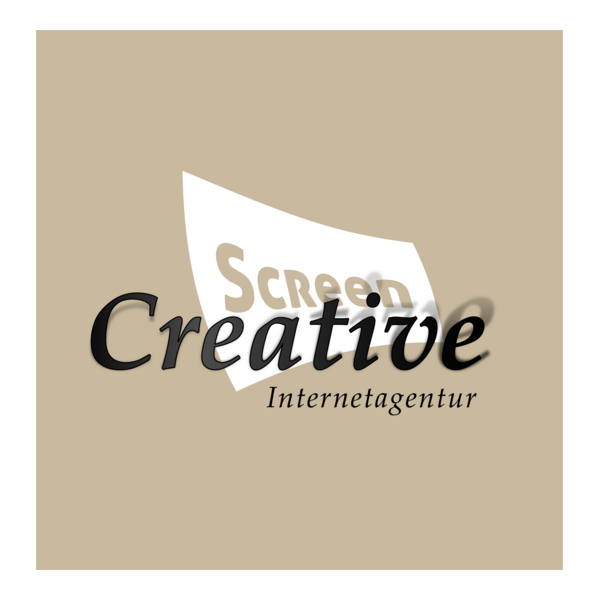 Creative Screen Logo PNG Vector