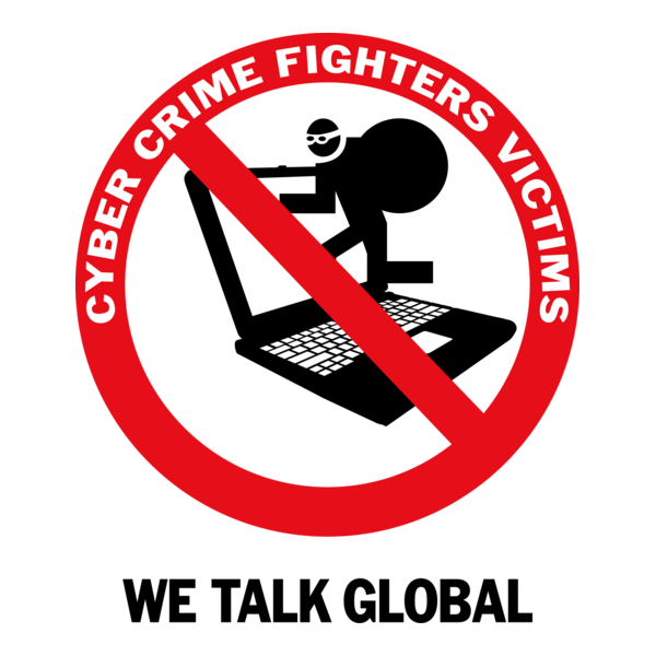 Cyber Crime Fighters Victims Logo PNG Vector