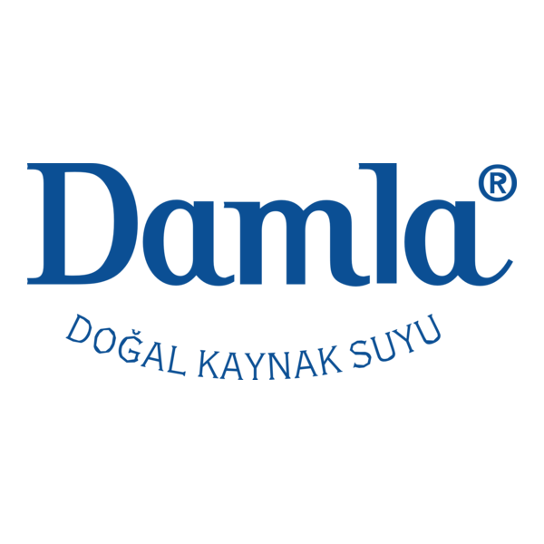 Damla Doğal Kaynak Suyu Logo PNG Vector