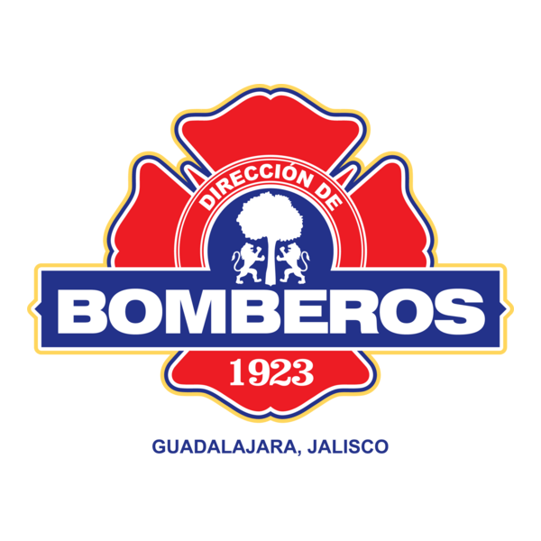 Direccion de Bomberos de Guadalajara Logo PNG Vector