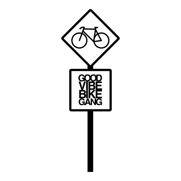 Good Vibe Bike Gang Logo PNG Vector