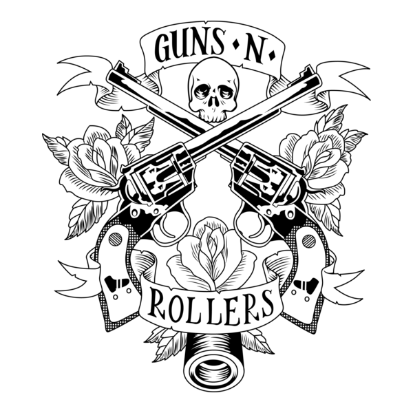 Guns-n-Rollers Logo PNG Vector