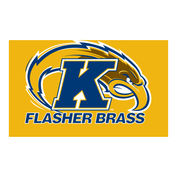 Kent State University Flasher Brass Logo PNG Vector