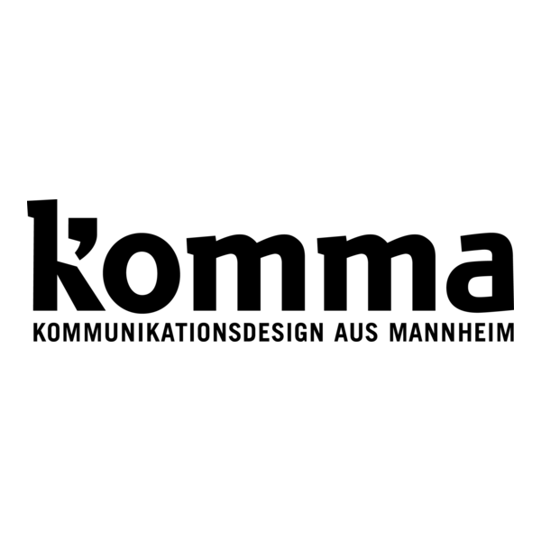 komma - Kommunikationsdesign aus Mannheim Logo PNG Vector