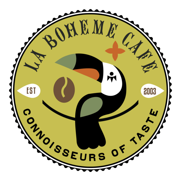 La Boheme Cafe Logo PNG Vector