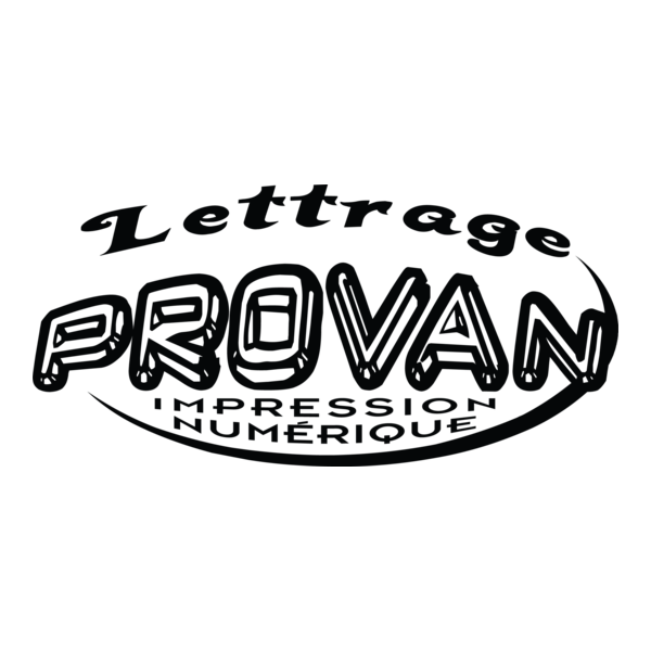 Lettrage PROVAN Logo PNG Vector