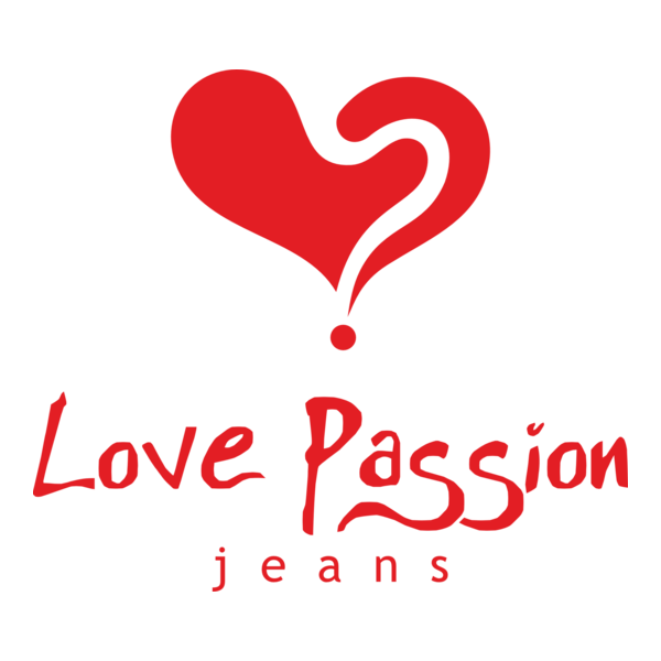 Love Passion Jeans Logo PNG Vector