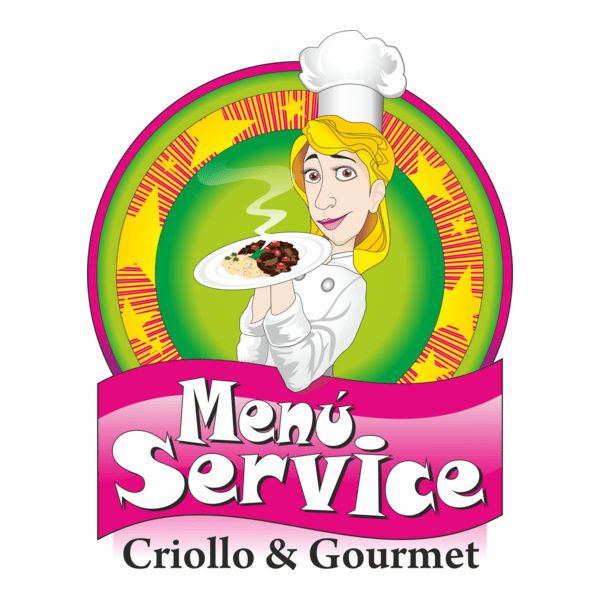 Menu Service Criollo & Gourmet Logo PNG Vector