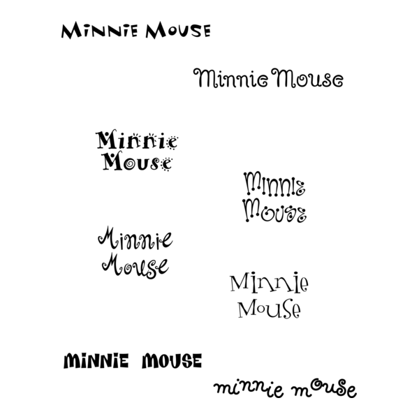 Minnie Mouse Logo PNG Vector