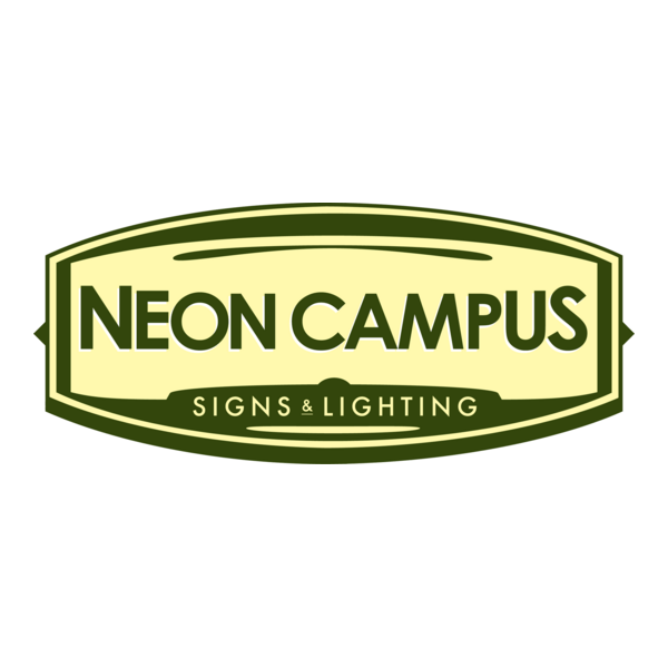Neon Campus Logo PNG Vector