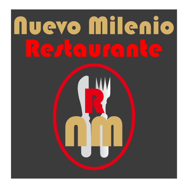 Nuevo Milenio Restaurante Logo PNG Vector