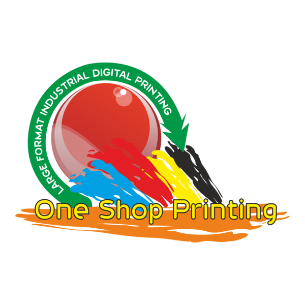 One Shop Printing Logo PNG Vector