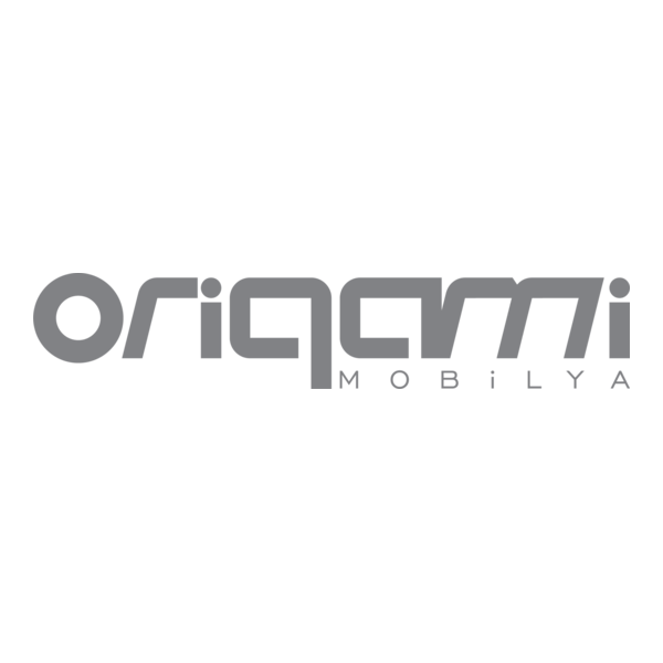 Origami mobilya Logo PNG Vector