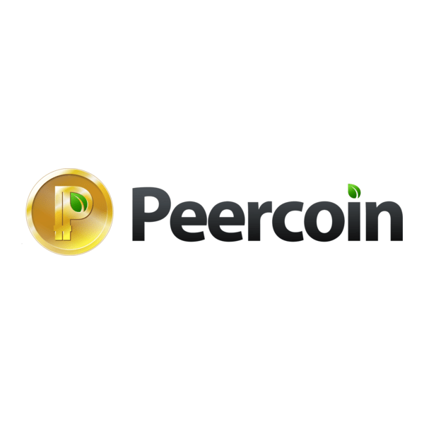Peercoin (PPC) Horizontal Logo PNG Vector