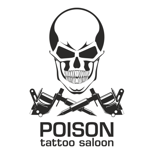 POISON tattoo saloon Logo PNG Vector