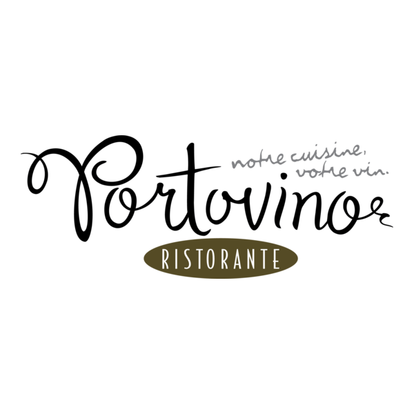 Portovino Ristorante Logo PNG Vector