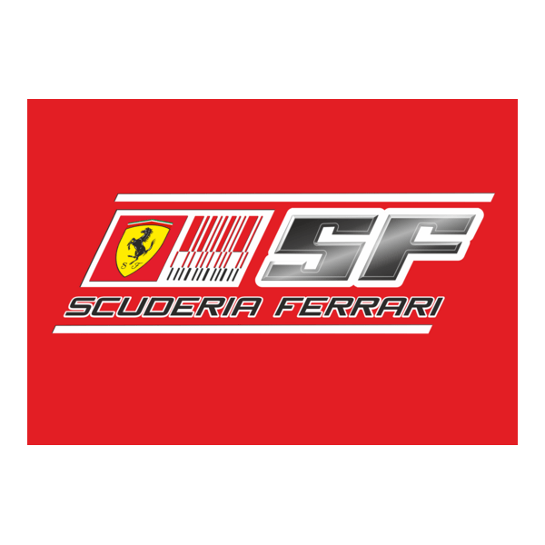 Scuderia Ferrari Marlboro 2010 Barcode Logo PNG Vector