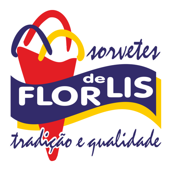 Sorvetes Flor de Lis Logo PNG Vector