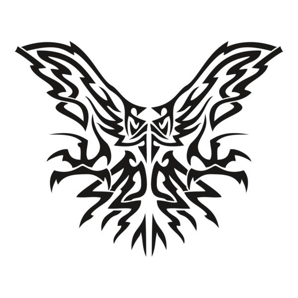 Tribal Eagle Logo PNG Vector