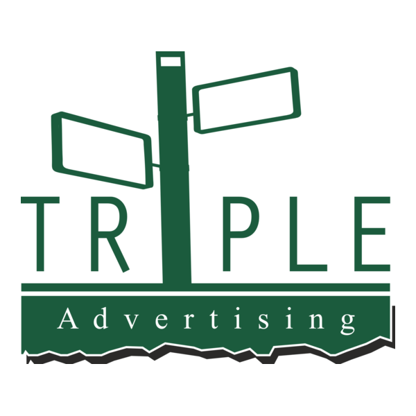 Triple Advertising Logo PNG Vector