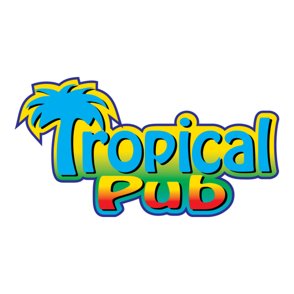 Tropical Pub Logo PNG Vector