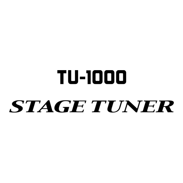 TU-1000 Stage Tuner Logo PNG Vector