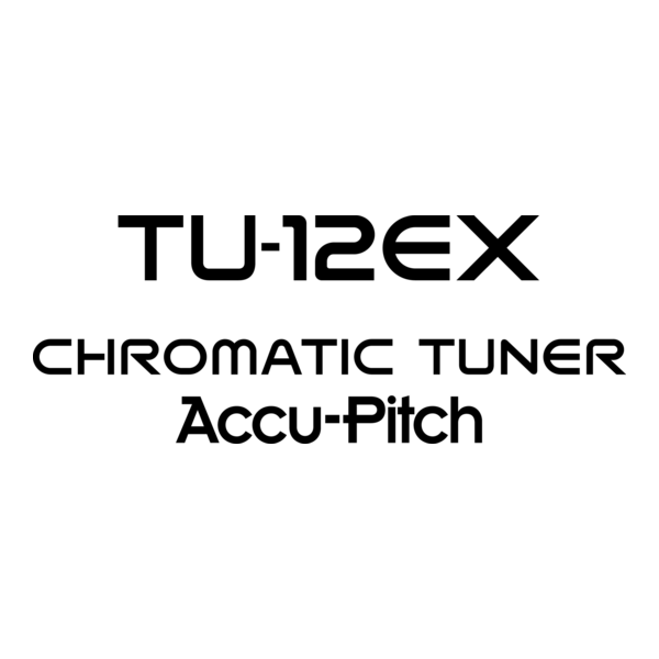 TU-12EX Chromatic Tuner Accu-Pitch Logo PNG Vector