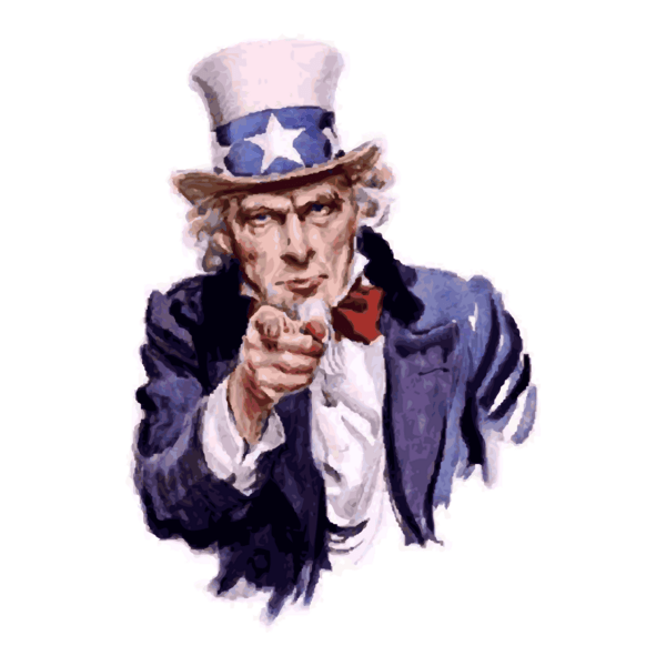 Uncle Sam Logo PNG Vector