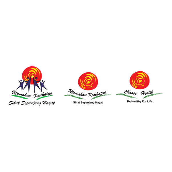 Utamakan Kesihatan Logo PNG Vector