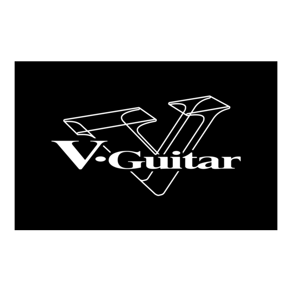 V-Guitar Logo PNG Vector