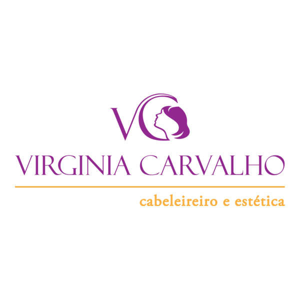 Virginia Carvalho cabeleireiro Logo PNG Vector