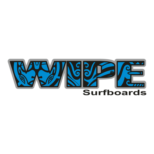 Wipe Surfboards Logo PNG Vector