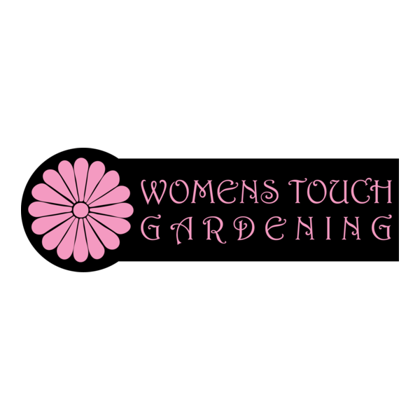 Womens Touch Gardening Logo PNG Vector