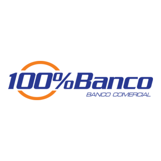 100% Banco Logo PNG Vector