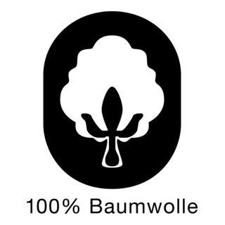 100% Baumwolle Logo PNG Vector