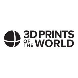 3D Prints of the World Logo PNG Vector