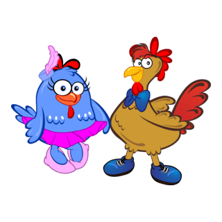 A galinha carijó Logo PNG Vector