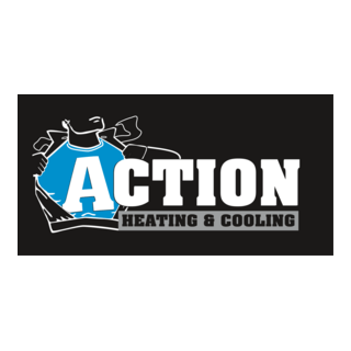Action Heating & Cooling Logo PNG Vector
