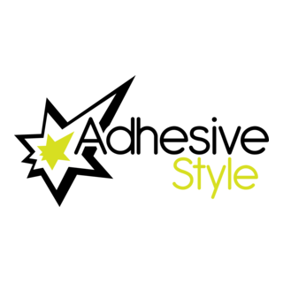 Adhesive Style Logo PNG Vector