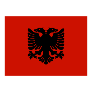Albania flag Logo PNG Vector