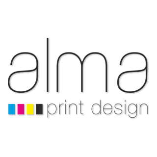 Alma Print Design Logo PNG Vector