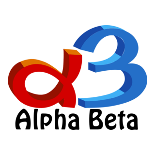Alpha Beta Logo PNG Vector