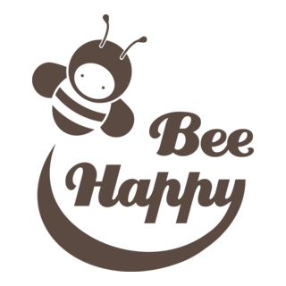 Bee Happy Logo PNG Vector