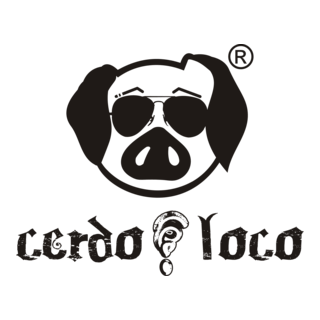 Cerdo Loco Logo PNG Vector