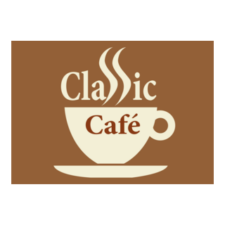 Classic Cafe Logo PNG Vector