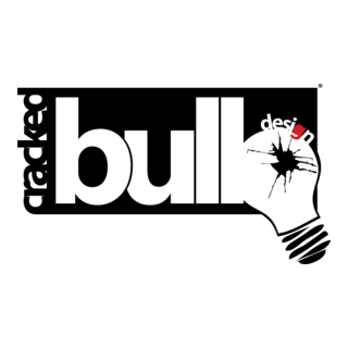 cracked bulb design Logo PNG Vector