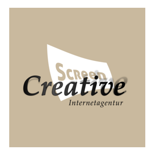 Creative Screen Logo PNG Vector