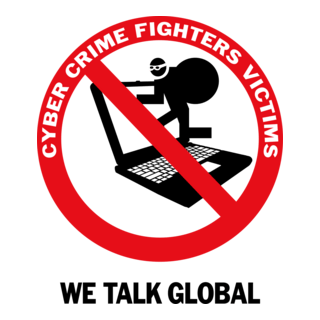 Cyber Crime Fighters Victims Logo PNG Vector